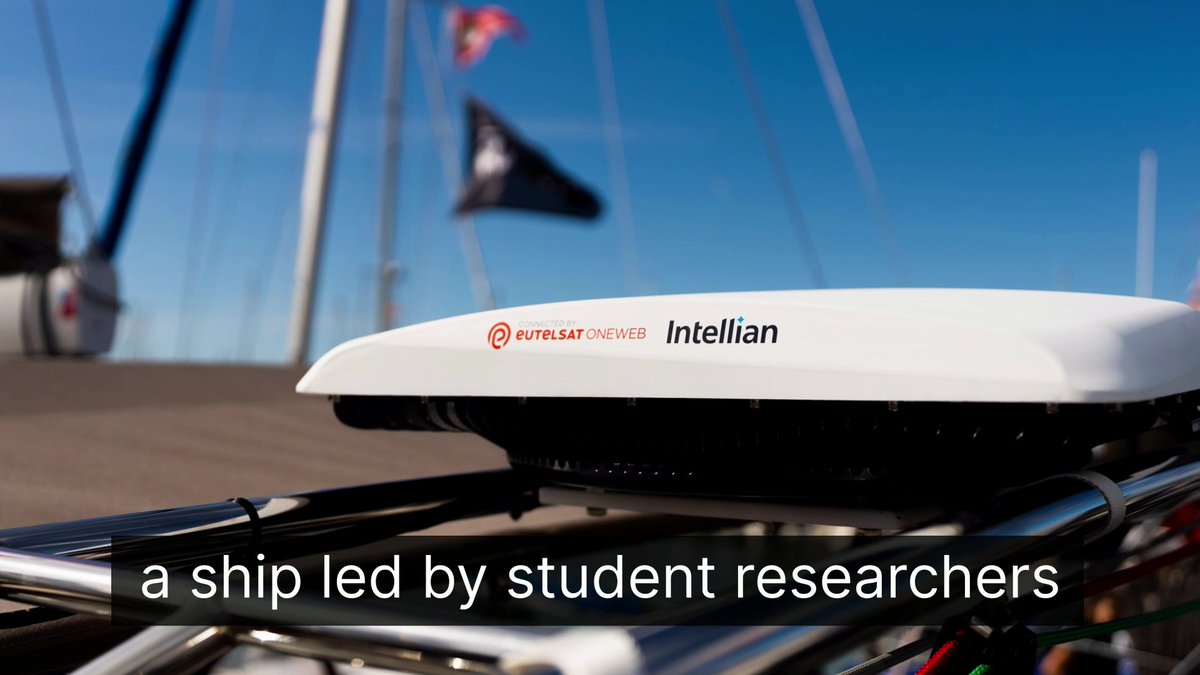 We've partnered with our colleagues at ESA Connectivity and Secure Communications and UK Space Agency to support and connect the Sail for Tomorrow expedition; a voyage by a crew of student researchers focused on ocean protection and education ⛵ Find out more in our video, below 👇