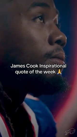 Needed this. 🙏 James Cook | #BillsMafia