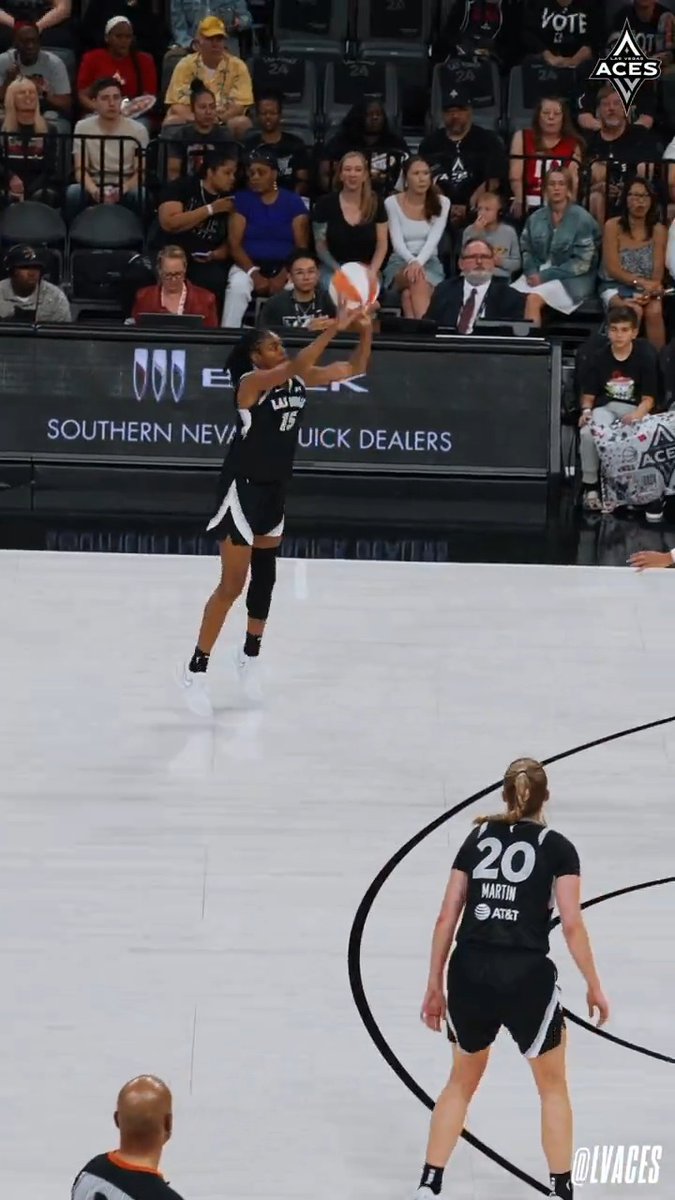 “When we need anything — whether it’s a stop, whether it’s energy, whether it’s a bucket — we turn to Tip.” — A'ja Wilson That’s our WNBA Sixth Player of the Year, TIFFANY HAYES! 👏