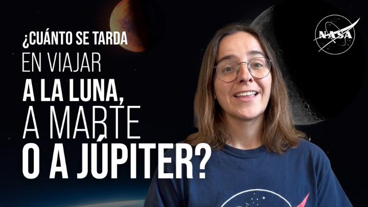 ¿Cuánto tiempo se tarda en viajar a la Luna, a Marte o a Júpiter? La solución no es sencilla y depende de muchos factores. La experta en astrodinámica de NASA Goddard Ariadna Farrés Basiana te lo explica.