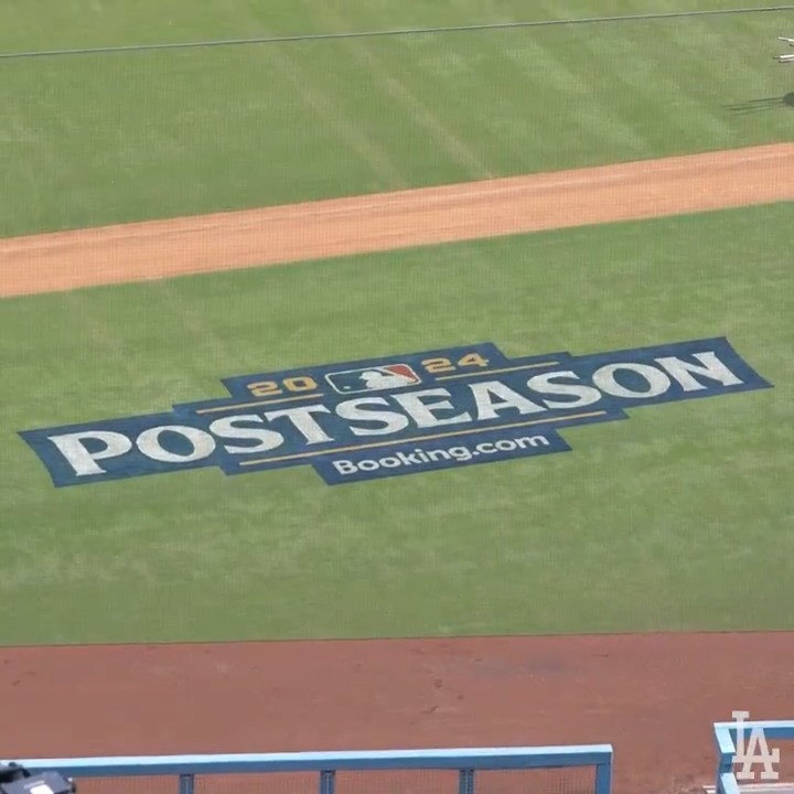 Dodger Stadium is ready for October baseball.