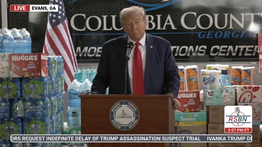 Q: Jobs are up, the stock market hit that all-time high. Do you acknowledge the economy is improving? Trump: No