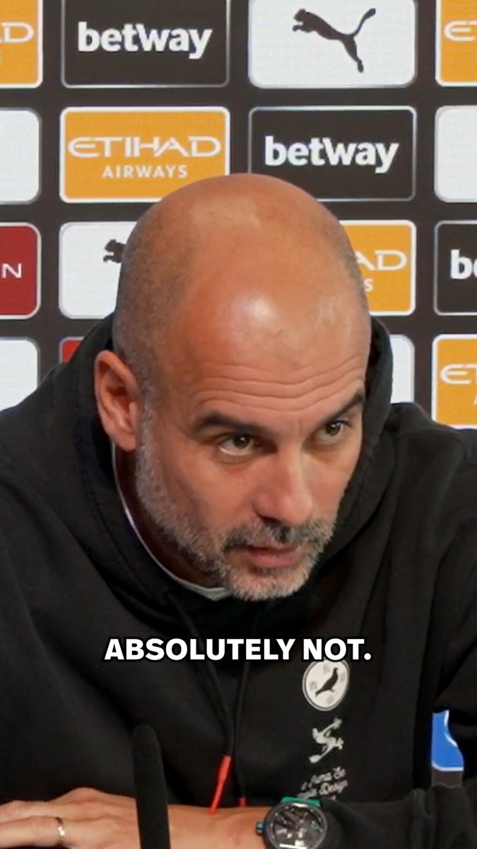 Pep Guardiola: “The Premier League has NOT let us postpone first two games next season so we can recover after Club World Cup - THANK YOU SO MUCH! Premier League say YES to #ManCity? NO, ABSOLUTELY NOT! That is not going to happen!” 🤷♂️ 🎥 BeanymanSports