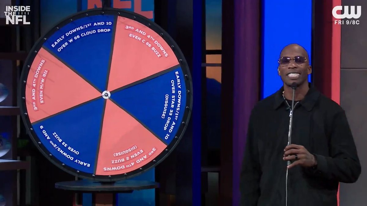 Coach Belichick breaks down how the Buffalo Bills "spin the wheel" defense keeps you guessing Game show host assistant Chad Johnson helps do the honors 😂🎙️