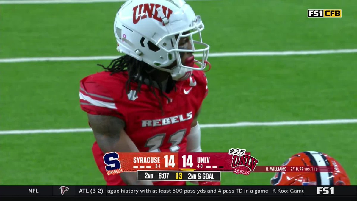 THREE STRAIGHT SCORES FOR THE REBELS 🔥🔥🔥 Casey Cain finds the endzone for his first career TD
