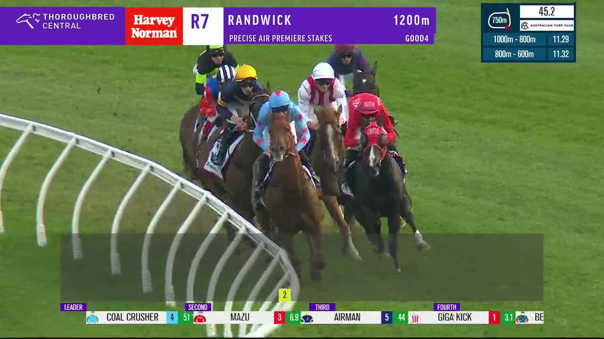 ✈️ Airman has caused an upset in the G2 Premiere Stakes and what a day for Zac Lloyd who rides a treble - and a feature double! 🙌 Hawkes Racing | Australian Turf Club