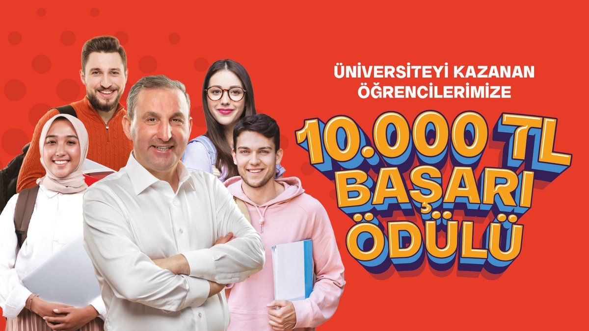 Bizde başarı ödülsüz kalmaz! Üniversiteyi kazanan gençlerimize 10 Bin TL Başarı Ödülü veriyoruz. Hayırlı olsun! Kayıt için👇
