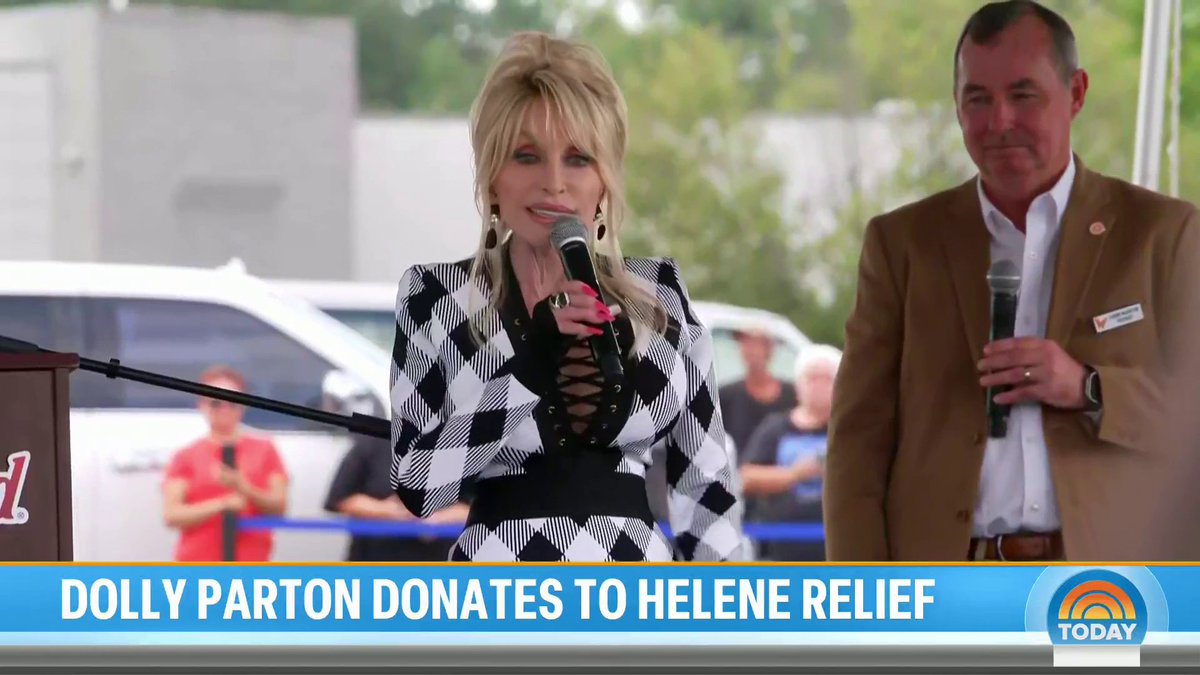 For the hundreds of thousands still without power in the Southeast, country star Dolly Parton is stepping up to help out.
