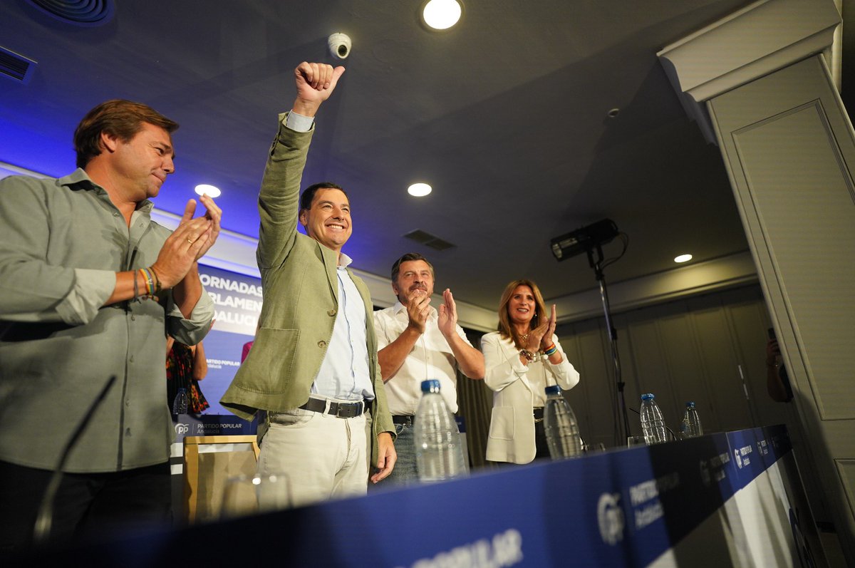 Sánchez no puede soportar el poder en las espaldas de los andaluces. No nos van a parar en la defensa del interés general de #Andalucía y de España. Tenemos equipo y ambición para remover los obstáculos para que esta tierra funcione.