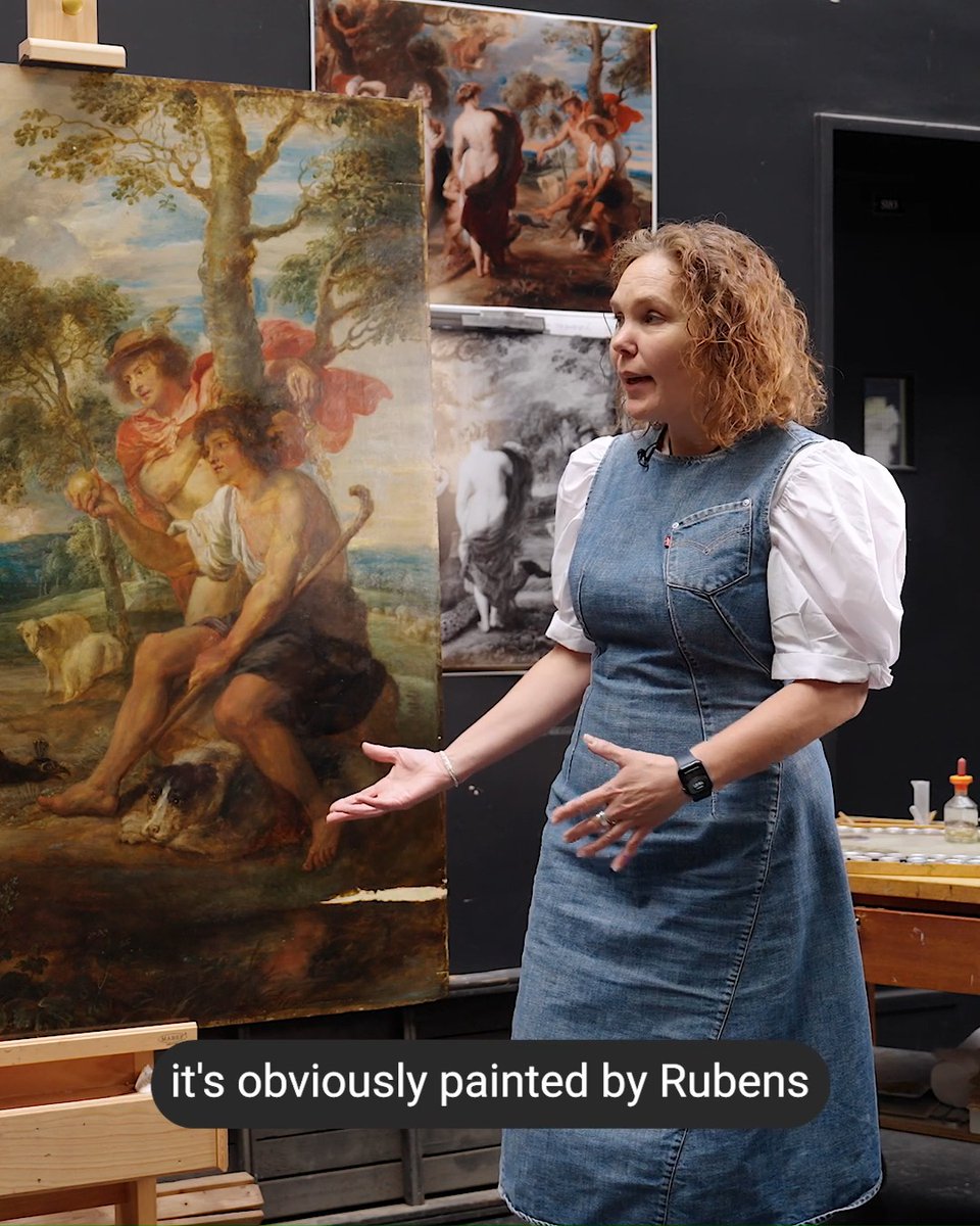 How has this Rubens painting changed over 400 years? 🤔 Join Conservator Britta as she reveals some of the alterations that have been made to Rubens's 'Judgement of Paris', a story of love, lust, and jealously. Watch the full film: