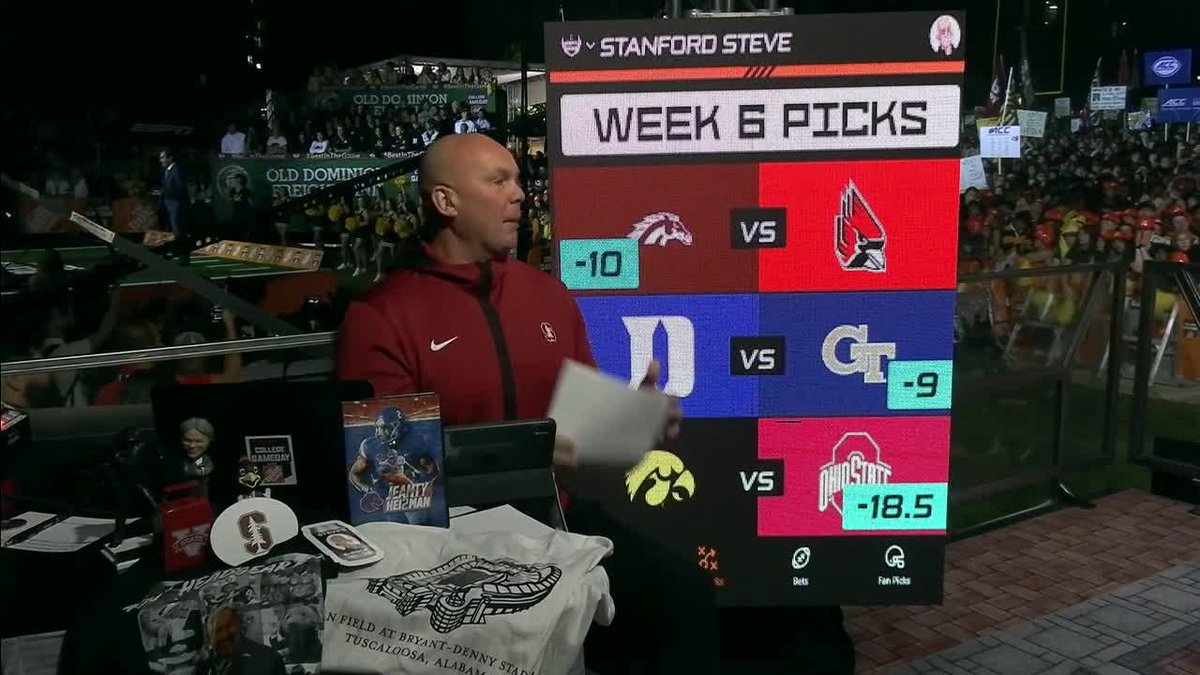 "I also wonder how many of these people are here because they didn't get into Stanford." – Stanford Steve "If it was so great at Stanford, why did you have a girlfriend here at Cal?" – Nick Saban 😂