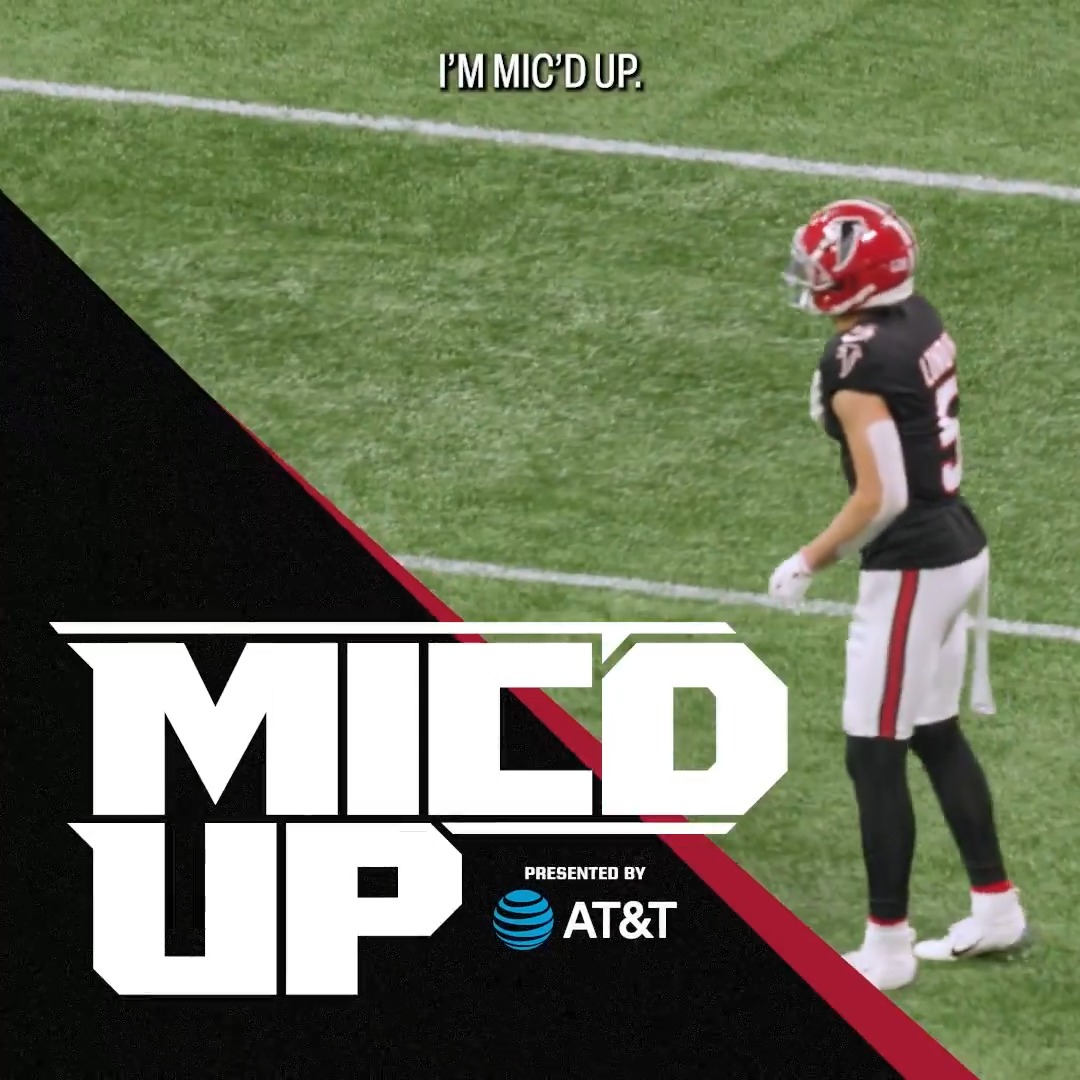 100+ yards 1 touchdown 1 walk-off celebration Drake London Fan on the mic 🎙️