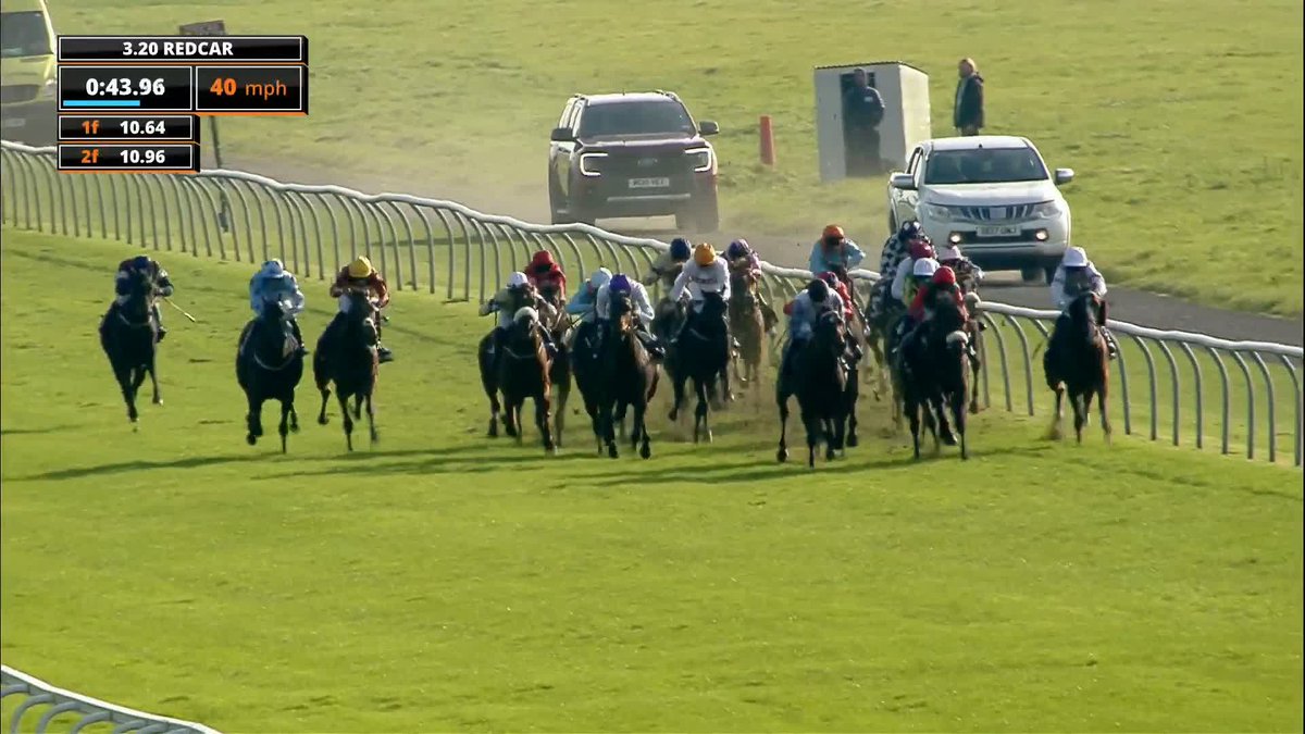 A SWEET win 🍬 Candy storms to victory winning the William Hill Two-Year-Old Trophy at Redcar #ITVRacing | Rich spencer | Redcar Racecourse