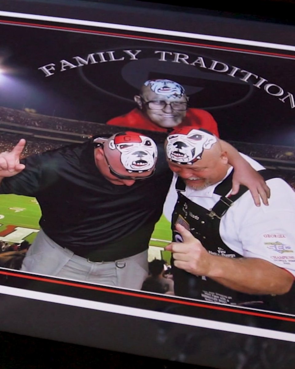 "They don't really wear their heart on their sleeve. They wear it on their head, and it's a bulldog." For the Woods family, supporting Georgia football is more than a pastime. It's a legacy. ❤️