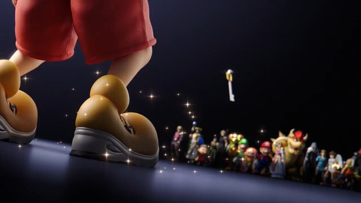 Happy 3rd Anniversary to one of the most iconic moments in gaming history, Sora revealed in Smash 😆