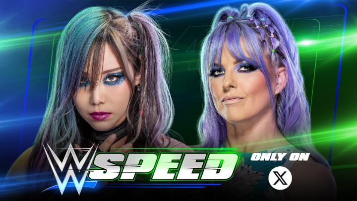TODAY on #WWESpeed! Kairi Sane and Candice LeRae battle it out for a spot in the #WWESpeed Women’s Championship Match! Who will face IYO SKY NEXT WEEK? 👀