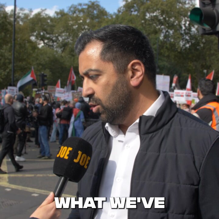 Former Scottish First Minister Humza Yousaf: 'Britain is complicit in Israeli war crimes.'