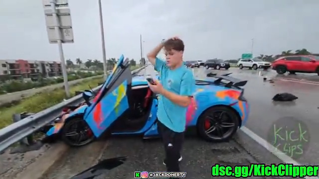 Jack Doherty just crashed his $250,000 McLaren..🤯