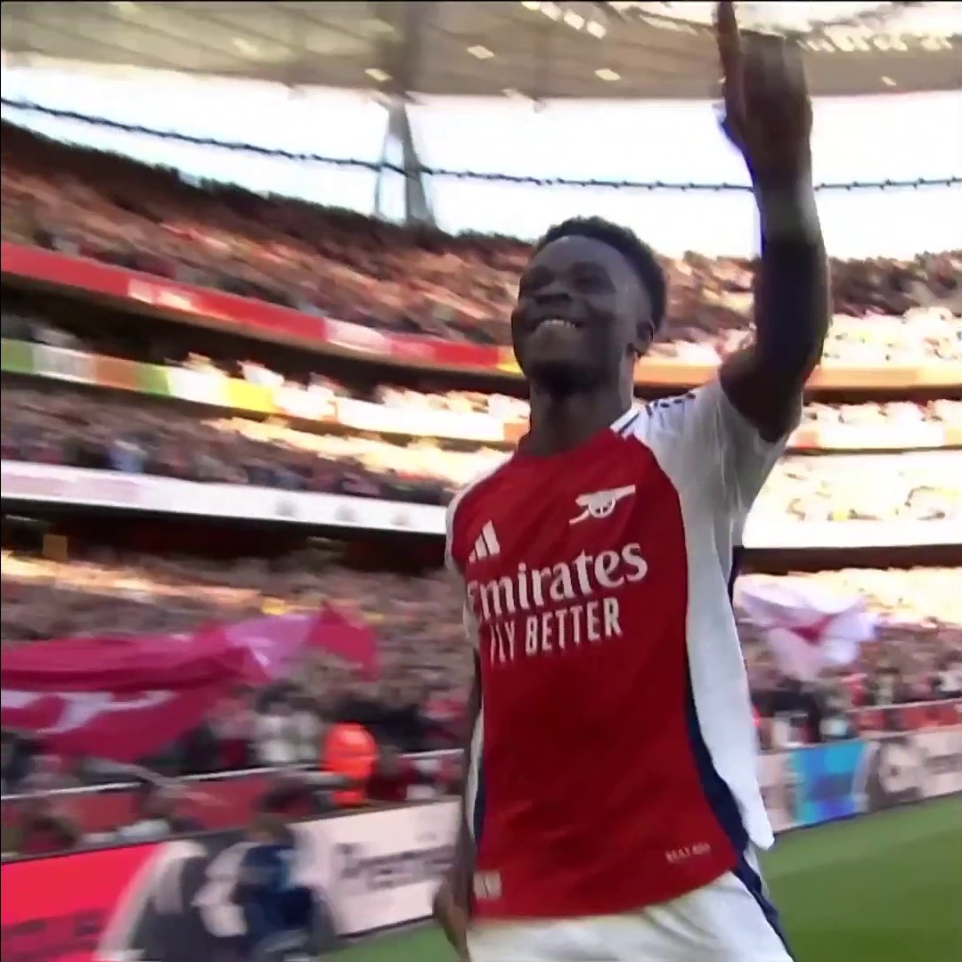 Bukayo Saka did it all for Arsenal. 👏 A goal and two assists in the Gunners’ win over Southampton. #AFC