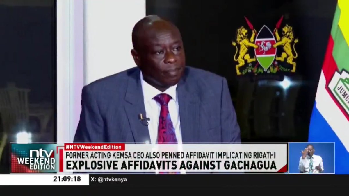 Explosive Affidavits Against Gachagua Tonight NTV can authoritatively reveal the three witnesses who will testify against Deputy President Rigathi in parliament next week. Governor Sakaja among those that will testify against Gachagua #NTVWeekendEdition David Muthoka