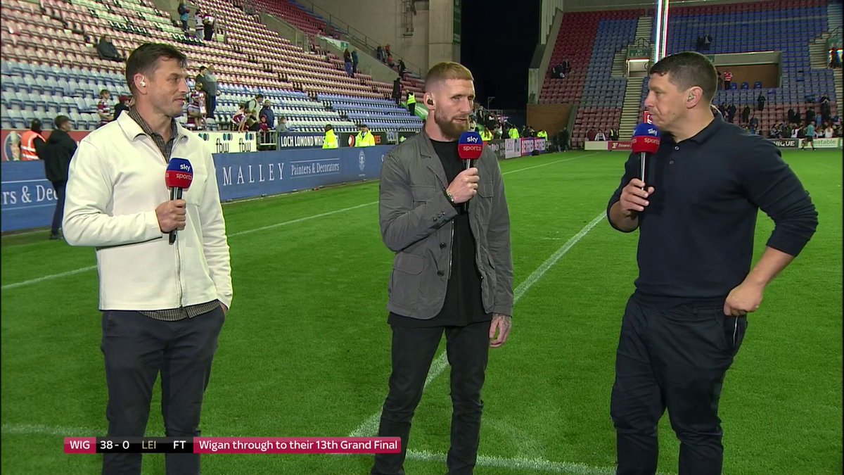 Winning Head Coach Matty Peet spoke to Brian, Jon and Sam agter the game about what its like to work with Bevan French! #SkySportsRL