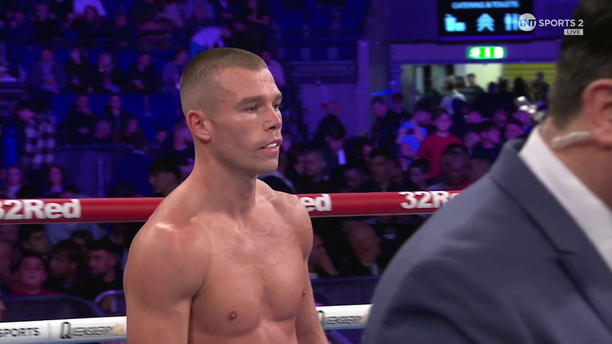 AND JUST LIKE THAT! 💥 Andrew Cain gets the job done in front of his home crowd in Liverpool 🥊 #BallRios | LIVE on TNT Sports 2 and discovery+