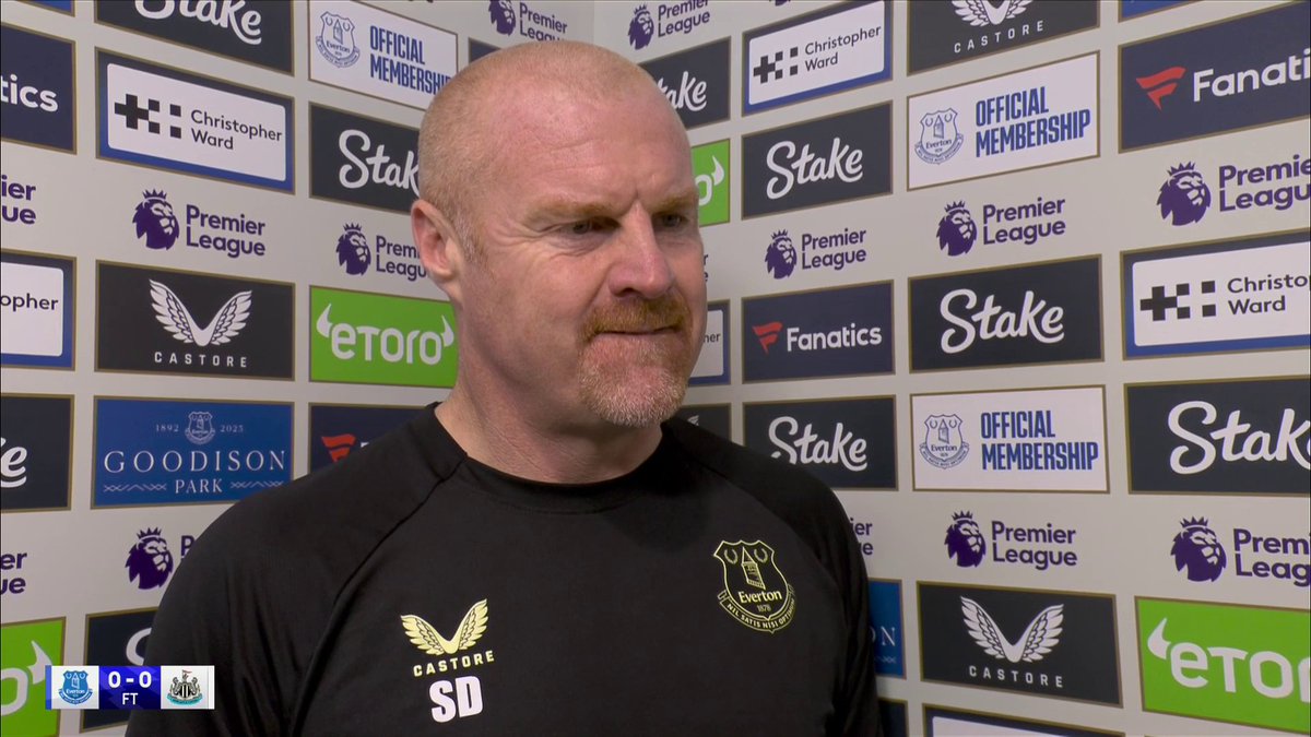 "Everyone knows our record of not getting penalties... we can't get penalties, we know that" 😡 Sean Dyche believes his side should have been awarded a penalty against Newcastle 😳