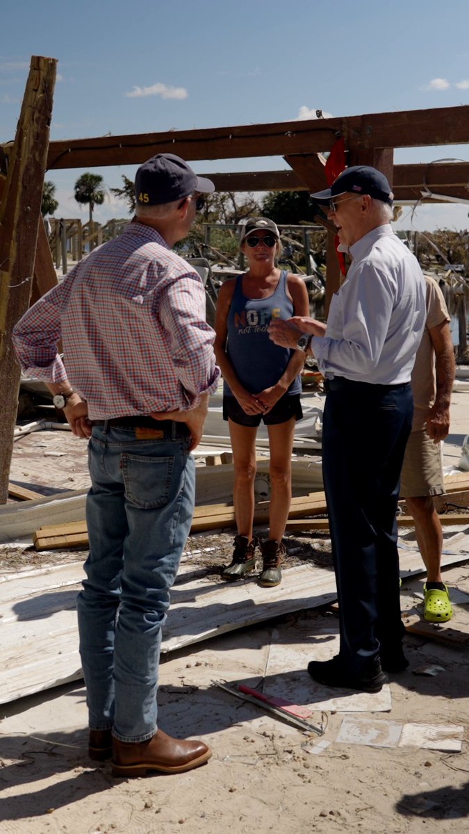 To everyone in the southeast and Appalachia affected by Hurricane Helene: President Biden, Vice President Harris, and our entire Administration have your back.