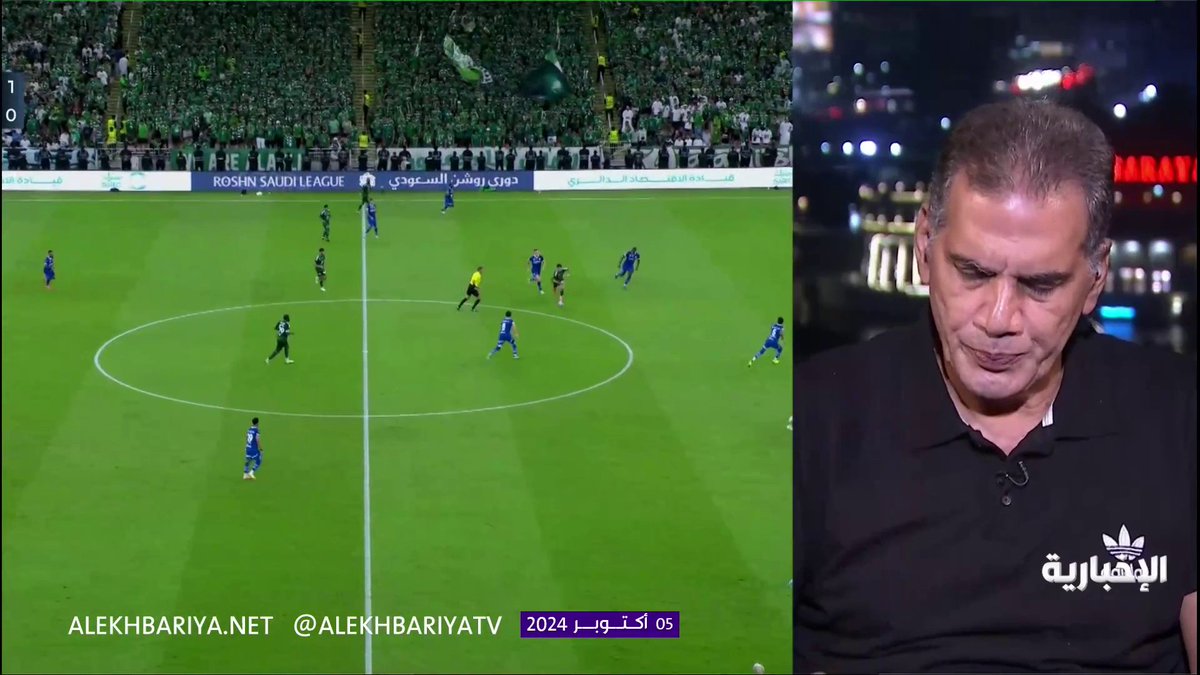 الخبير التحكيمي جمال الغندور: الحكم لم يطبق المعيار الذي استخدمه على لاعبي الأهلي في بعض حالات لاعبي الهلال, كان يجب إخراج البطاقة الصفراء للاعب الهلال نيفيز #المنتصف