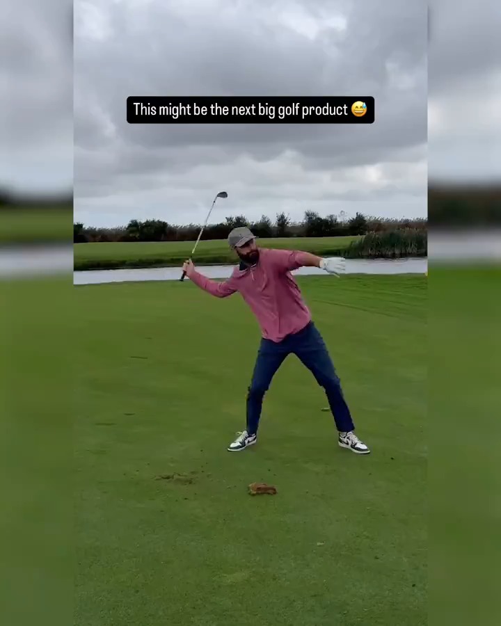 Give this man an award. 👏 (📹: Instagram/ holein1trickshots)