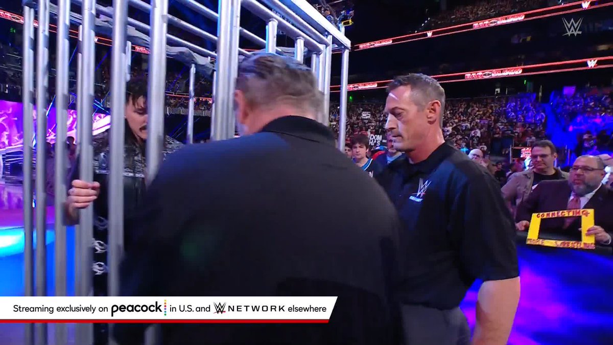 Welcome to the SHARK CAGE, Dom! #WWEBadBlood