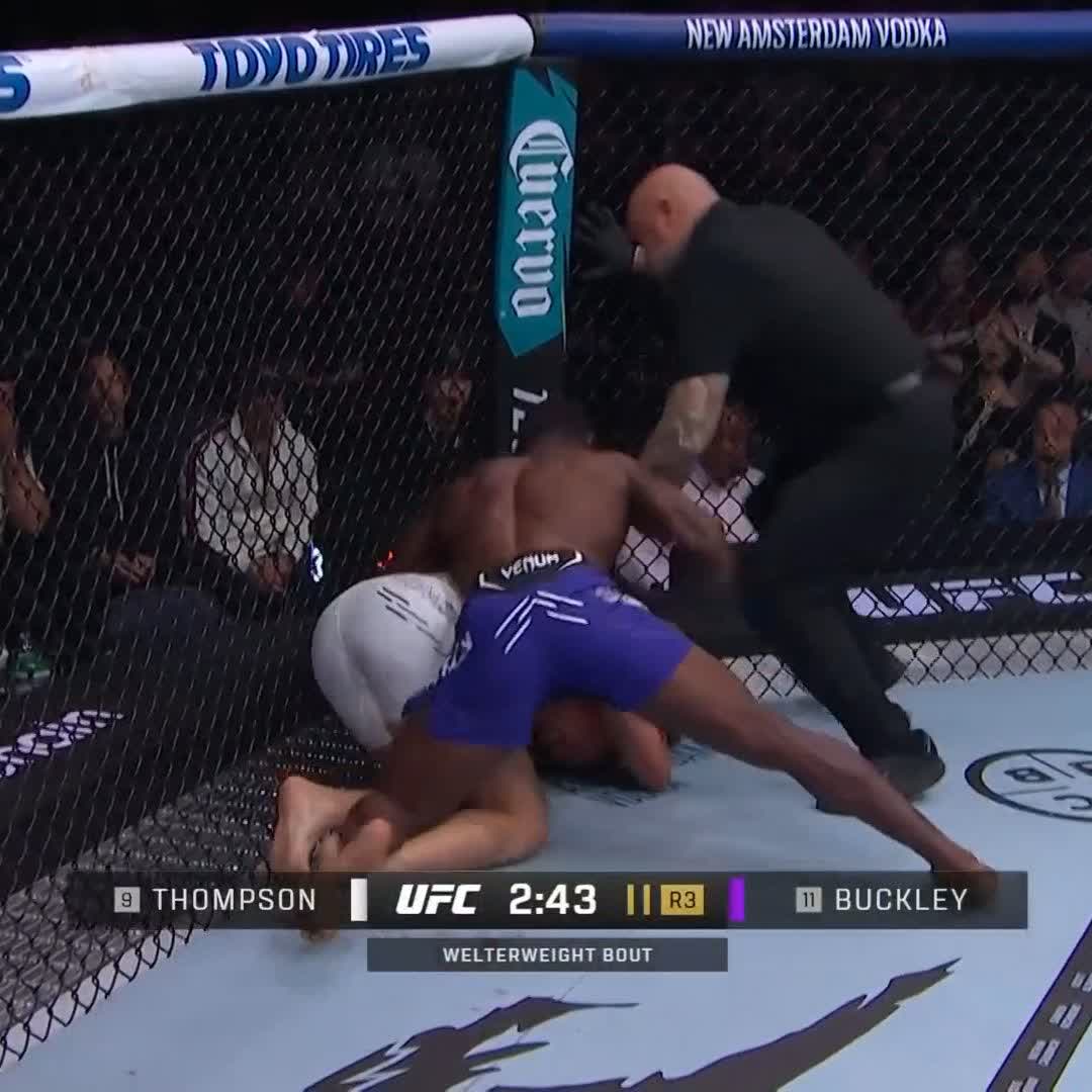 NO NEED FOR THE JUDGES 🤯 Joaquin New Mansa Buckley gets his 5th win in a row with a HUGE KO at #UFC307!