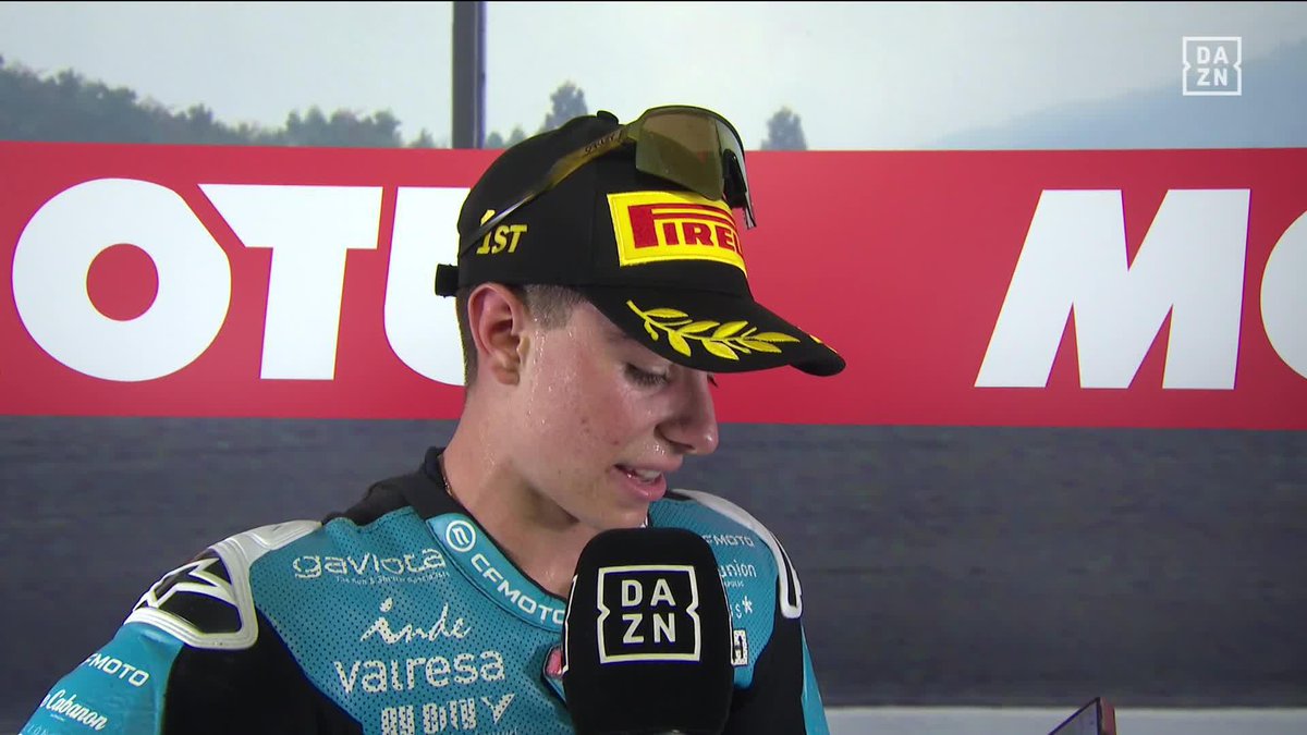 David Alonso no es un piloto normal, no es un chico de 18 años al uso. Es especial ❤️ Escuchen el texto que escribió la noche antes de ser campeón del mundo de Moto3 y juzguen ustedes mismos #BabyGOAT 🐐 #JapaneseGP 🇯🇵 #MotoGP 🏁