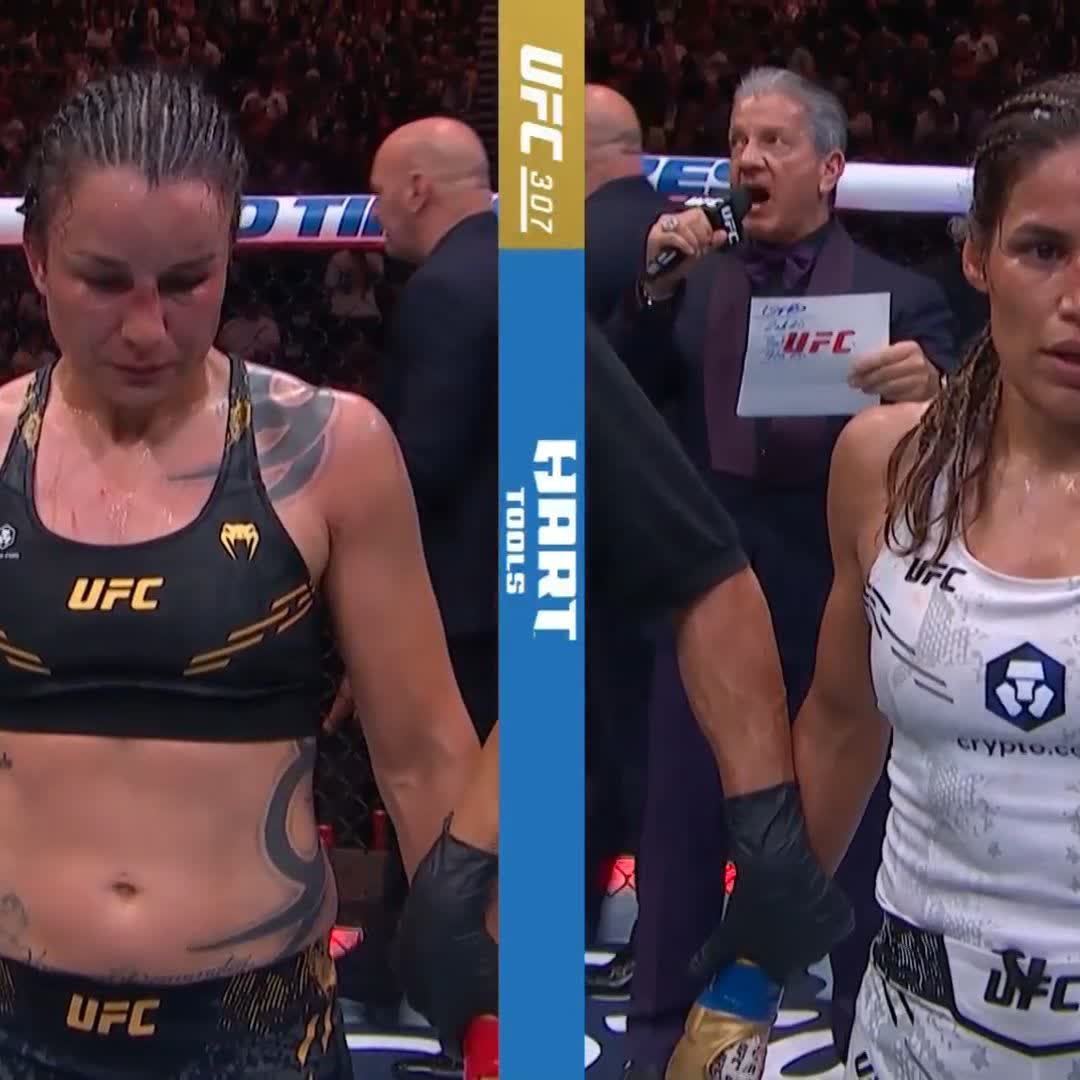 🏆 Oficial! #AndNew Julianna Peña se corona como la nueva campeona por decisión dividida! 👑 #UFC307