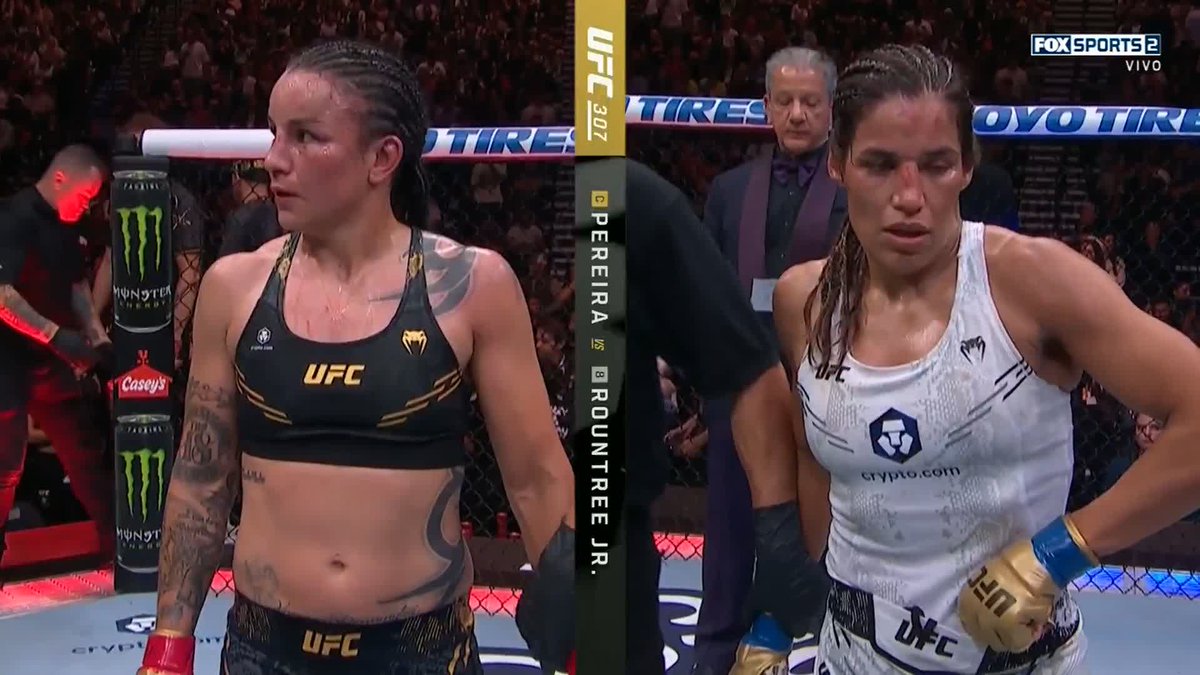 ¡TENEMOS NUEVA CAMPEONA! 🔥 Julianna Peña se queda con el cinturón luego de ganar por decisión divida. #UFCxFSMX