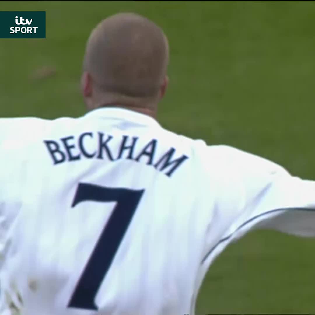 On this day 23 years ago, David Beckham did this against Greece 🏴🇬🇷 England