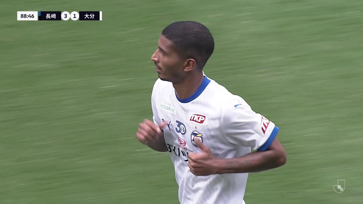 🎦 ゴール動画 🏆 明治安田J2リーグ 第34節 🆚 長崎vs大分 🔢 3-1 ⌚️ 89分 ⚽️ ペレイラ(大分) #Jリーグ