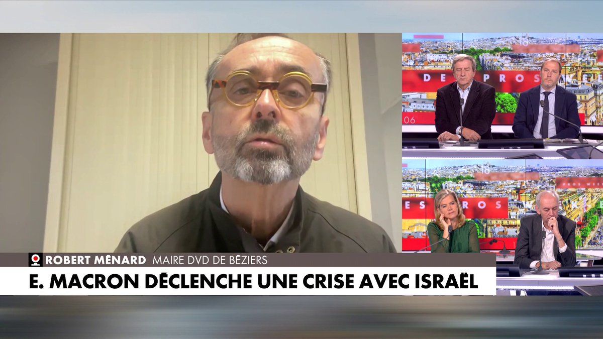 Robert Ménard fait part de son indignation : «J’ai honte des déclarations d’Emmanuel Macron à la veille du massacre du 7 octobre» #HDProsWE