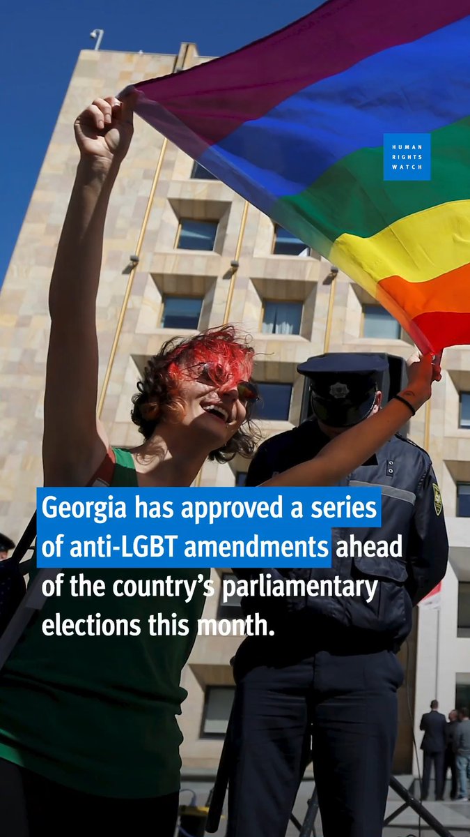 Georgia has approved a series of anti-LGBT amendments ahead of the country's parliamentary elections this month. This legislation violates the basic rights of LGBT people.