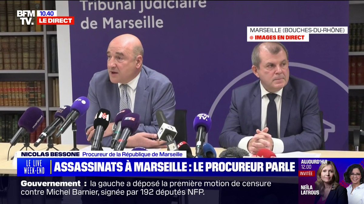 Tueur à gages à 14 ans: "On lui a demandé d'exécuter ce contrat pour 50.000 euros", déclare le procureur de Marseille