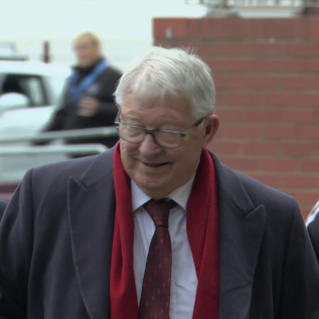 Sir Alex Ferguson has arrived at Villa Park already to watch Aston Villa vs Manchester United 👀