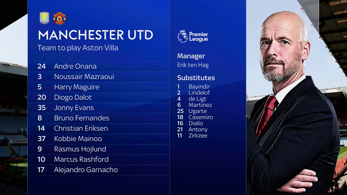 De Ligt, Martinez and Casemiro dropped | Jhon Durรกn on bench ๐ Team news ahead of our first Super Sunday game