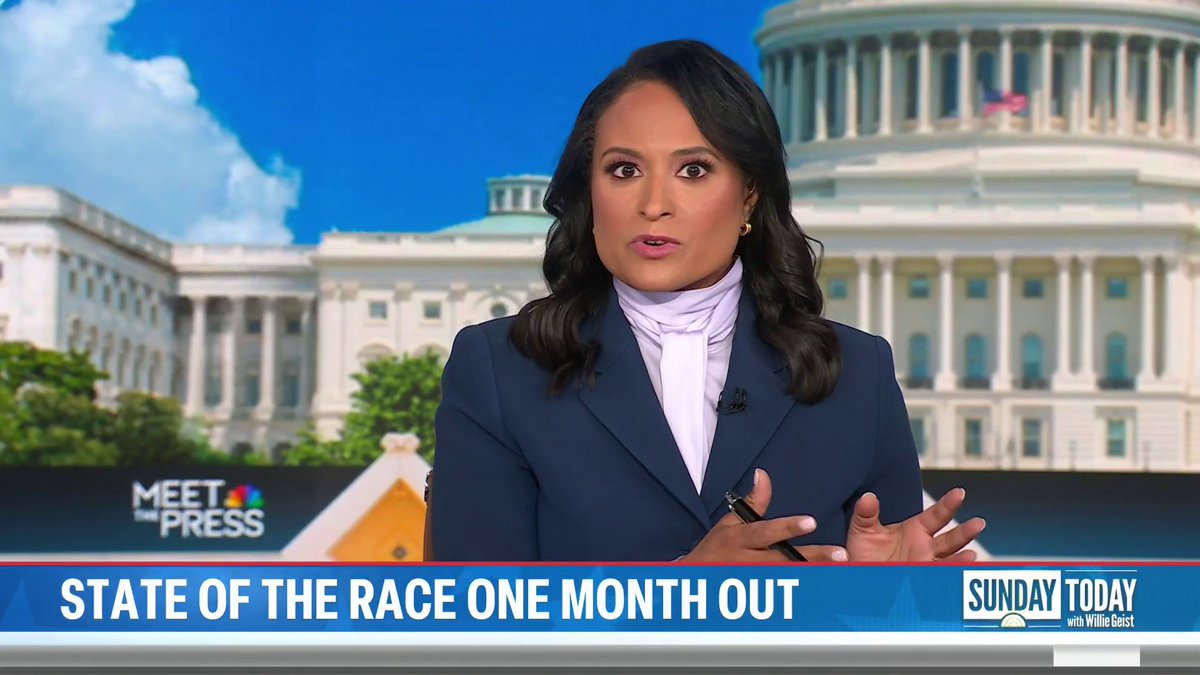 "This race is largely tied in the key battleground states, so every one of these data points matters." - Kristen Welker on the increasing number of events now impacting the 2024 election, ranging from the latest filing by Special Counsel Jack Smith to conflicts in the Middle East.