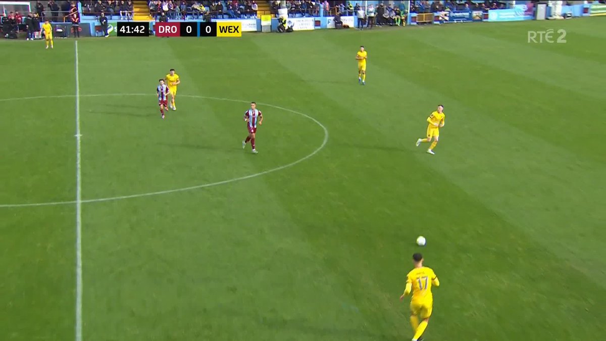 Wexford lead at half-time in the Sports Direct FAI Cup semi-final. Aaron Dobbs finishes off a brilliant move. 📺 Watch: 📺 Read: