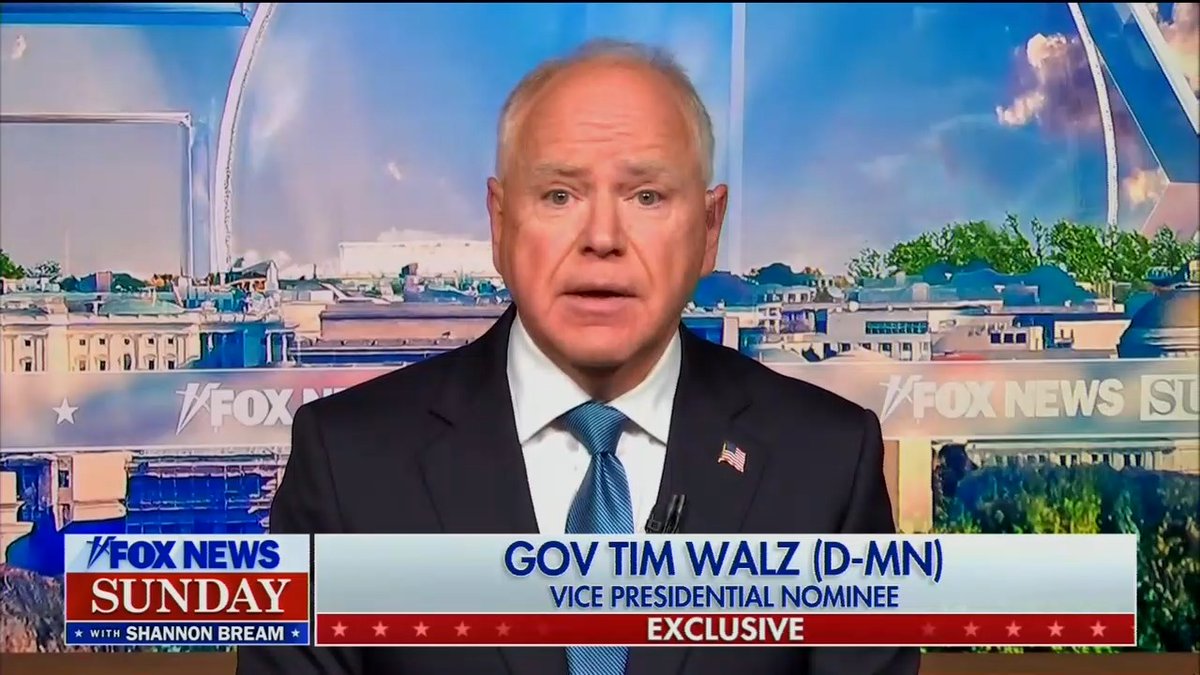 BOOM! Tim Walz just took Fox News to school “The people who were in the Situation Room with Donald Trump, like his Chief of Staff, said he shouldn't be there. His own Defense Secretary said he's incapable.” His own people don’t like him!