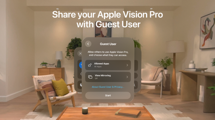 Let a friend or family member experience your Apple Vision Pro. You can let someone experience your Apple Vision Pro, and they can save their data for 30 days if they’re going to use it again. Here’s how it works in #visionOS2.