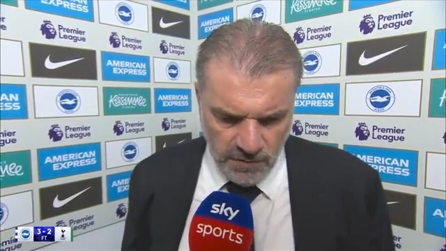 "That was probably the worst defeat we've had since I've been here" 😬 Ange Postecoglou speaks openly about Tottenham's loss to Brighton 🗣️