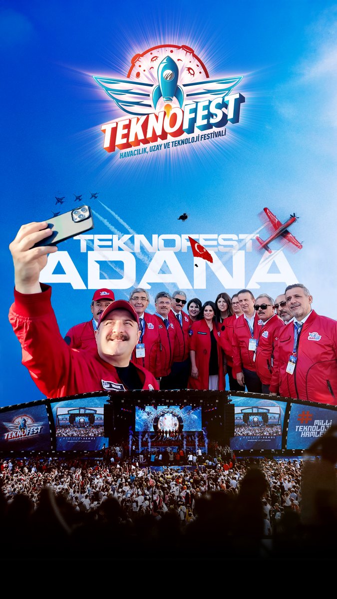 TBMM Sanayi Komisyonumuzla birlikte #TEKNOFEST Adana’daydık. #MilliTeknolojiHamlesi'nin öncü gençleriyle yine gurur duyduk. 🇹🇷
