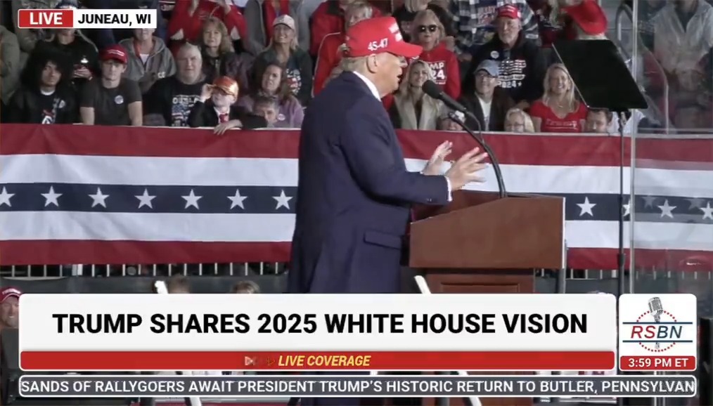 Trump says it’s “very dangerous” for Kamala Harris voters to identify themselves because they’ll “get hurt”