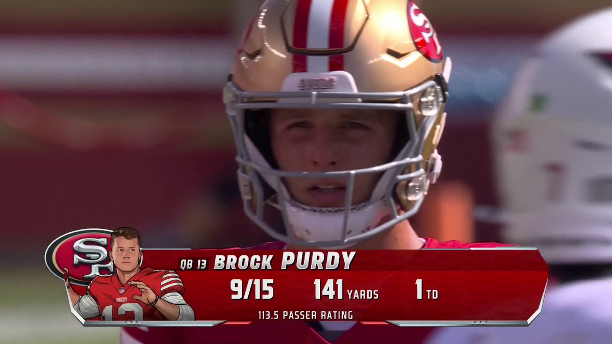 Tom Brady had nothing but praise for Brock Purdy during the first half 🥹